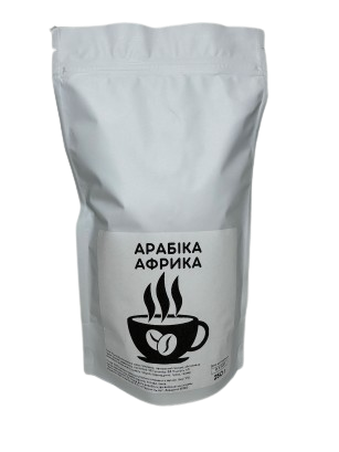 Кава Арабіка Ефіопія в зернах 200 г
