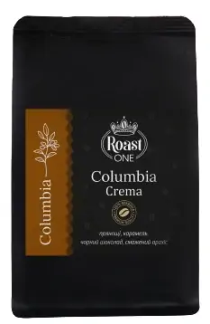 Кава Арабіка Colombia Crema Roast ONE в зернах 200 г